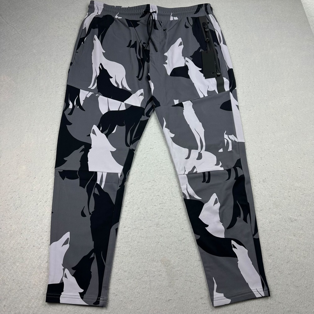 NWT Greyson Performance Joggers Golf Pants Large In The Shadows‎ Sequoia Wolf